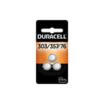 Duracell 303/357/76 Silver Oxide Button Battery, 3/Pack (AZTY04695)