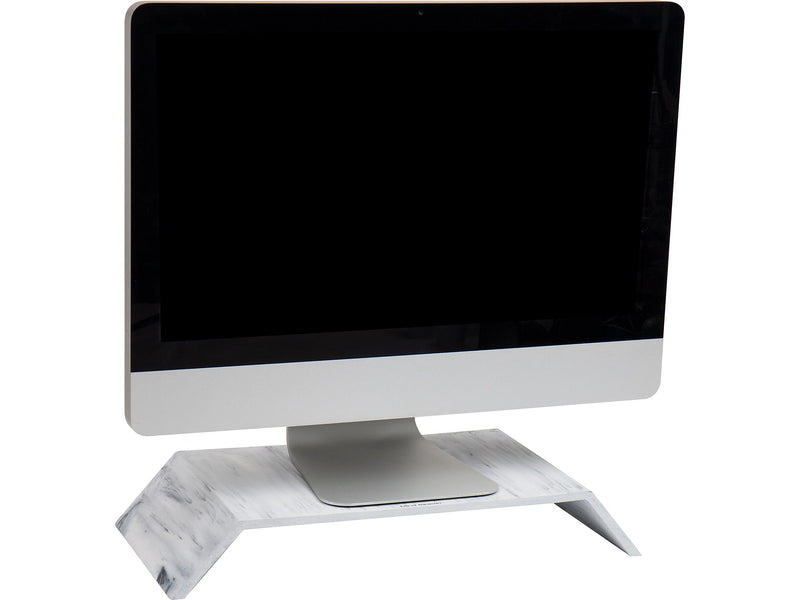 Mind Reader Contemporary Monitor Stand and Laptop Riser, White (MARMON-WHT)
