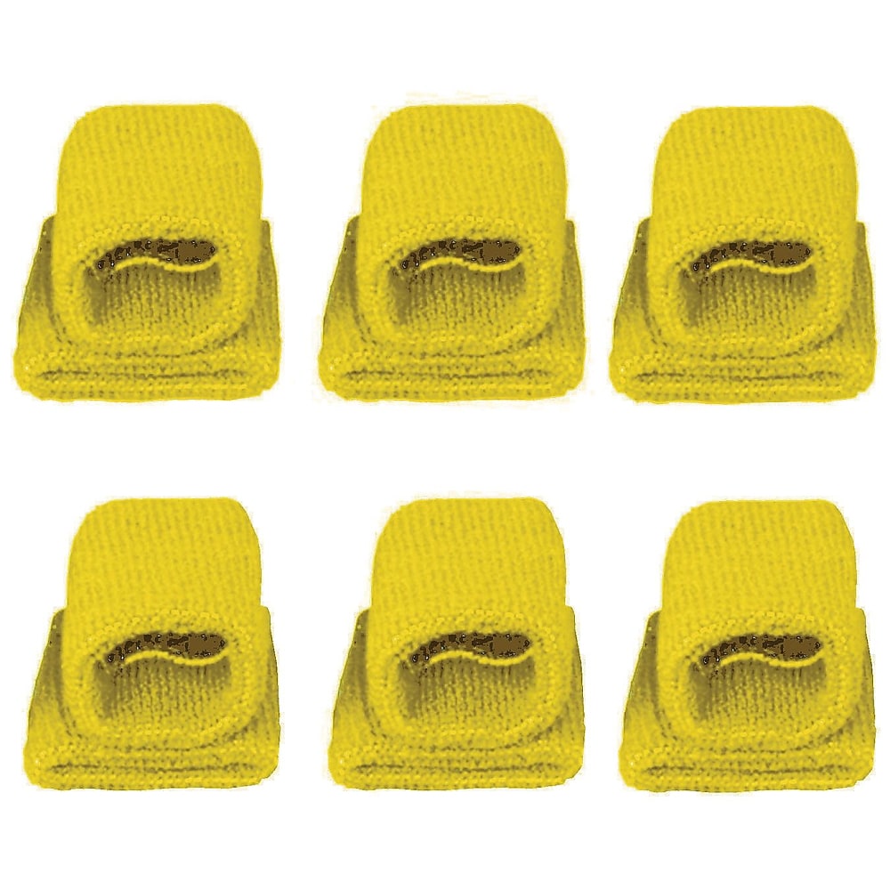 Spectrum 2 1/2" Individual Color Wristband Set, Yellow (W10305002)