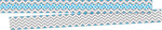 Barker Creek Double-Sided Border, 35" x 3", Gray & Blue Chevron, 12/Pack (LL901)