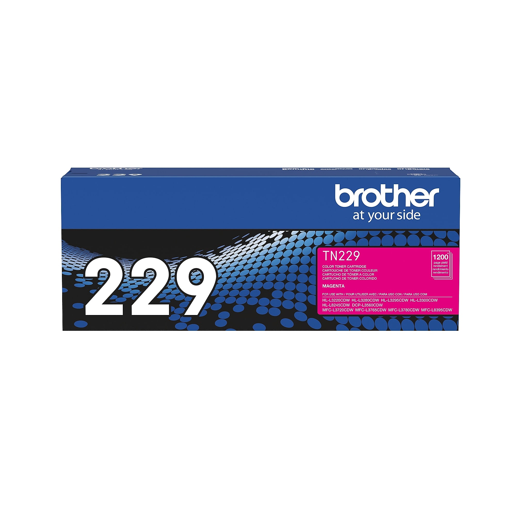 Brother TN229 Magenta Standard Yield Toner Cartridge (TN229M), print up to 1200 pages