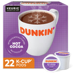 Dunkin' Milk Chocolate Hot Cocoa, Keurig® K-Cup® Pods, 22/Box (611247377215)