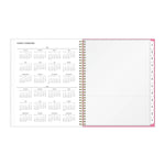2025-2026 Blue Sky Roosevelt 8.5" x 11" Academic Year Weekly & Monthly Planner, Plastic Cover, Multicolored (128691-A26)