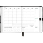 AT-A-GLANCE Foundation 6.75" x 8.5" Weekly & Monthly Planner, Plastic Cover, Black (AAGFD20005)