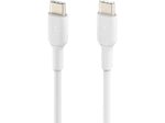 Belkin BoostCharge USB-C to USB-C Charging Cable, 3.3 ft., White, 2/Pack (CAB003bt1MWH2PK)