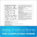 Adams Durable Power of Attorney Legal Form Kit 11"L x 8.5"W Each (ABF LF205)