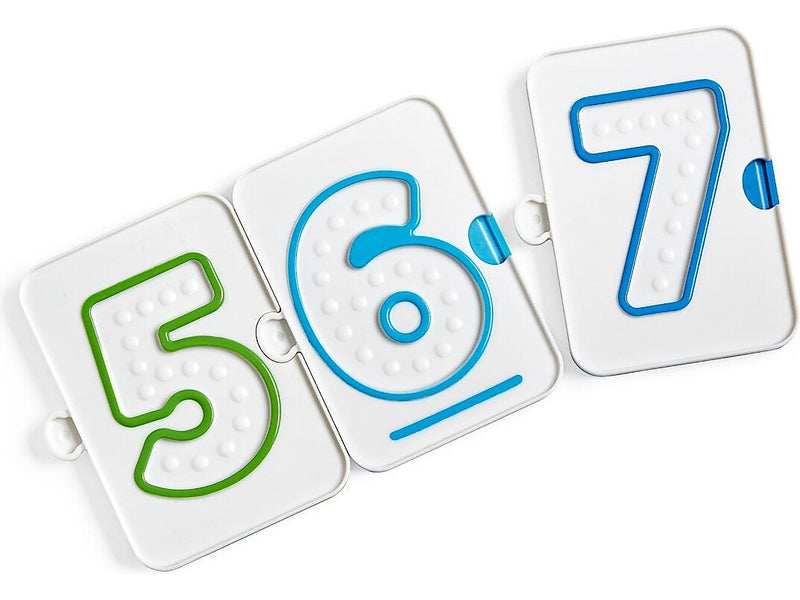 hand2mind Sensory Number Trays, 10/Set (96237)