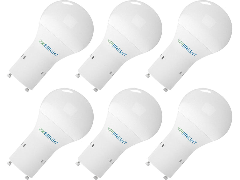 Viribright 9.5-Watts Soft White LED Household Bulb, 6/Pack (640335)
