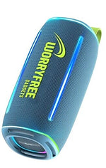 Worryfree Gadgets WP64 Wireless Bluetooth Portable Speaker, Waterproof, Blue (WP64-BLU)