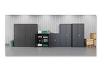 OIF 42"H Steel Storage Cabinet with 3 Shelves, Black (CM4218BK)