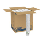 Dixie Pathways Paper Hot Cups, 8 oz., White, 50/Pack (2338PATH)