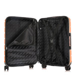 InUSA Trend 2-Piece Hardside Spinner Luggage Set, TSA Checkpoint Friendly, Orange (IUTRE0SM-ORA)