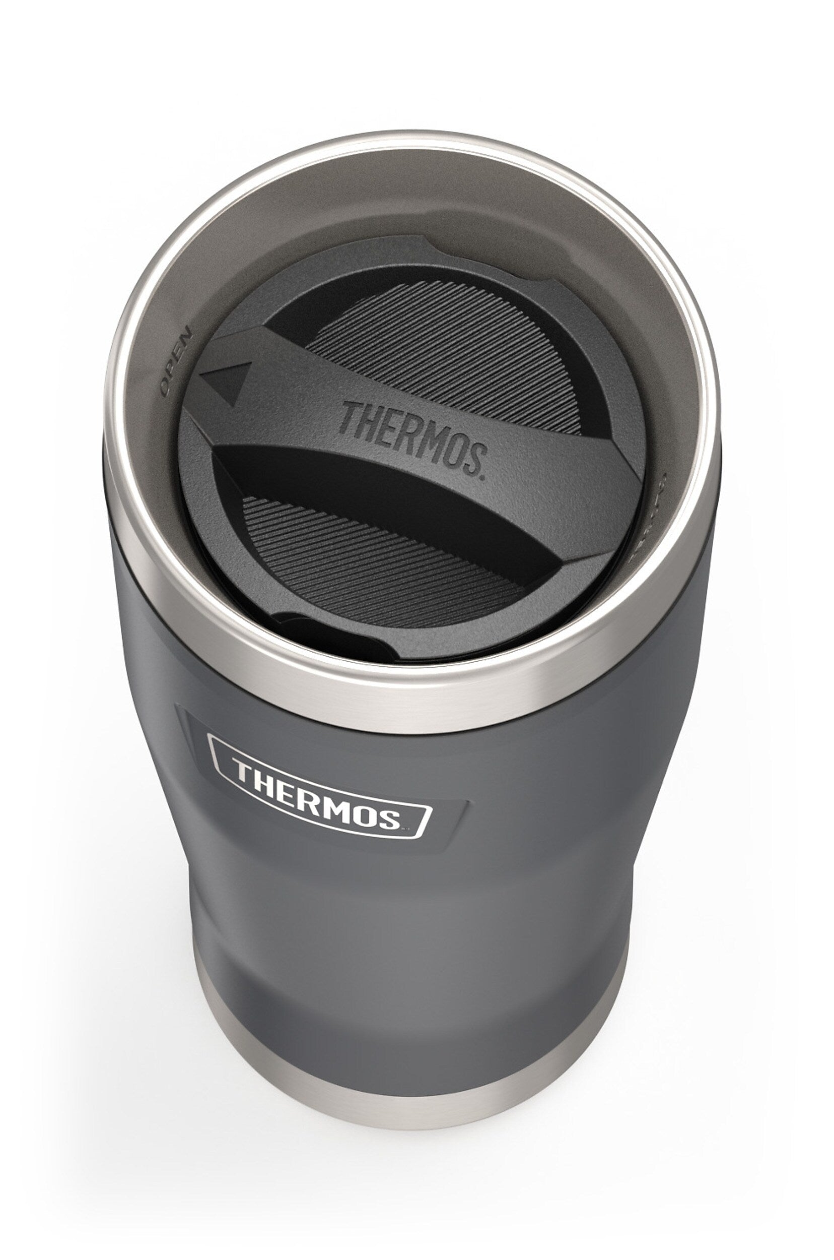 Thermos Icon Stainless Steel Vacuum Insulated Tumbler, 16 oz., Granite (EAIS1012GT4)