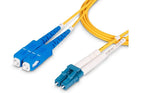 StarTech 9.84' LC Network to SC Network Networking Cable, Male, Yellow (SMLCSCOS23M)