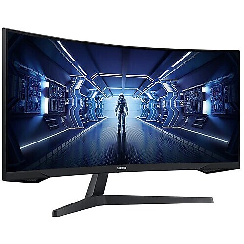 Samsung Odyssey G5 34" Curved WQHD 165Hz LED Gaming Monitor, HDR10, Black (LC34G55TWWNXZA)