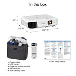 Epson EX3280 3LCD XGA Portable Projector, White (V11H975020)