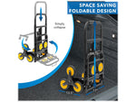 Mount-It! Stair Climber Hand Truck, 330 lb. Capacity, Black/Yellow (MI-924)
