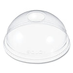 Ultra Clear Dome Cold Cup Lids F/16-24 Oz Cups, Pet, 100/Pk