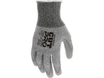 MCR Safety Cut Pro Hypermax Fiber/Polyurethane Work Gloves, XXL, A2 Cut Level, Salt-and-Pepper/Gray, Dozen (127-92752PUXXL)