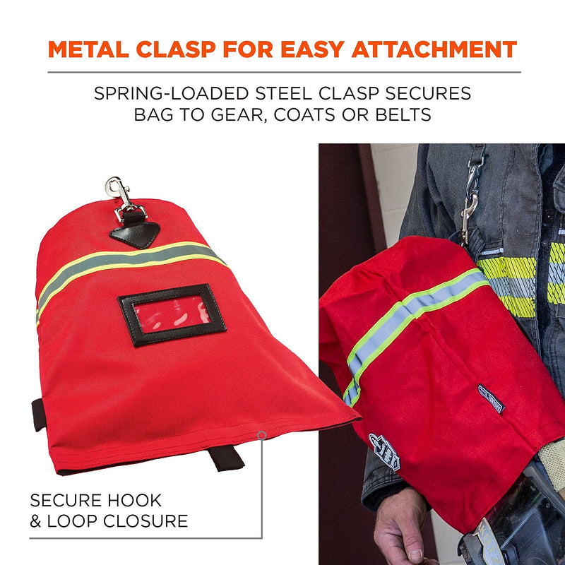 Ergodyne Arsenal 5082 Firefighter SCBA Mask Bag, Red (13082)