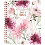 2025-2026 AT-A-GLANCE BADGE Floral 8.5" x 11" Academic Weekly & Monthly Planner, Plastic Cover, Multicolored (1734F-905A-26)