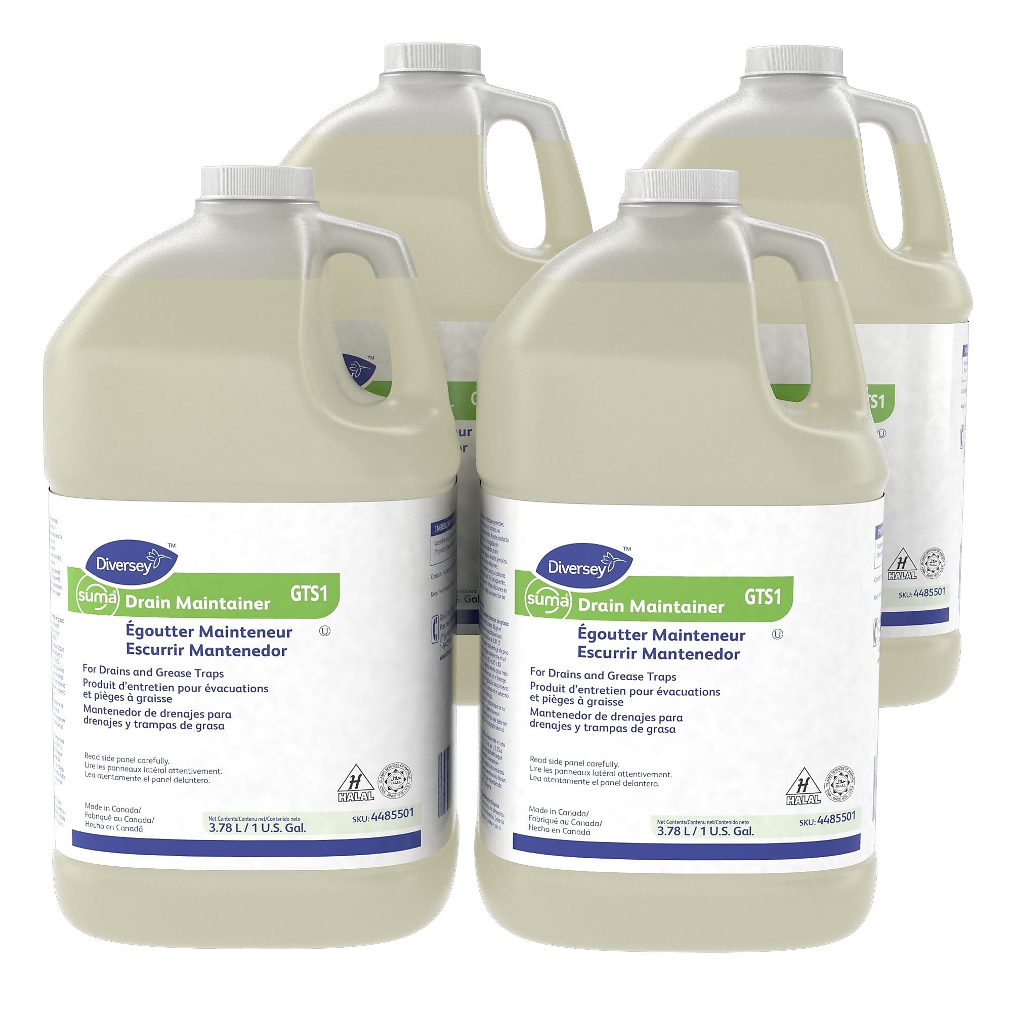 Diversey™ Suma® Drain Maintainer; 1 Gallon, 4/Ct.