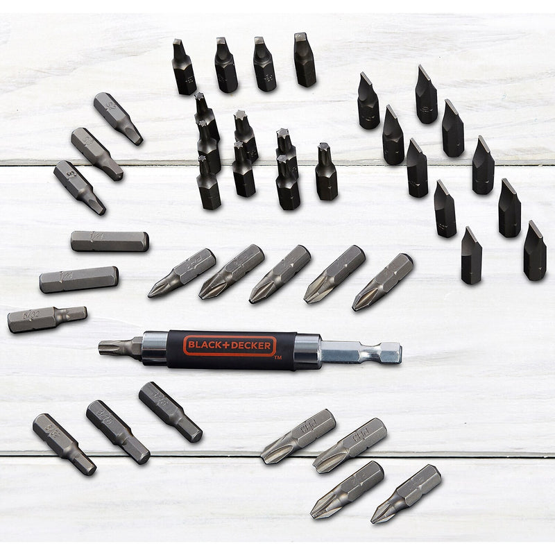 Black & Decker Screwdriver Bit Set, 42 Pieces (BDA42SD)