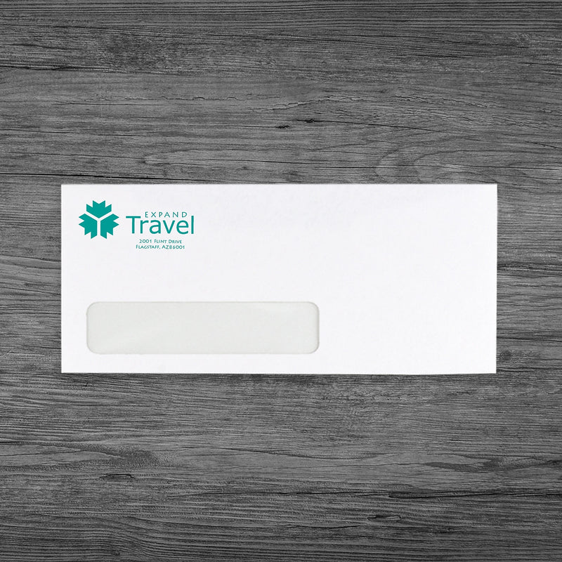 #9 Window Envelope, Black, Red or Dark Blue, Qty 1000