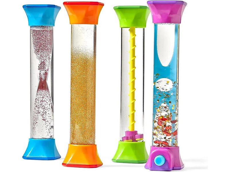 hand2mind Sensory Fidget Tubes, 4/Set (92419)