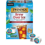Twinings Iced Unsweetened Black Tea, Keurig® K-Cup® Pods, 24/Box (F16926)