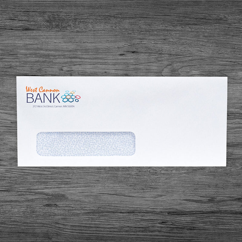 #10 Security Window Envelope, Full Color, Qty 250