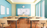 Ghent M1 Magnetic Porcelain Dry-Erase Whiteboard, Aluminum Frame, 4'H x 7' 4"W (M1-47-4M)