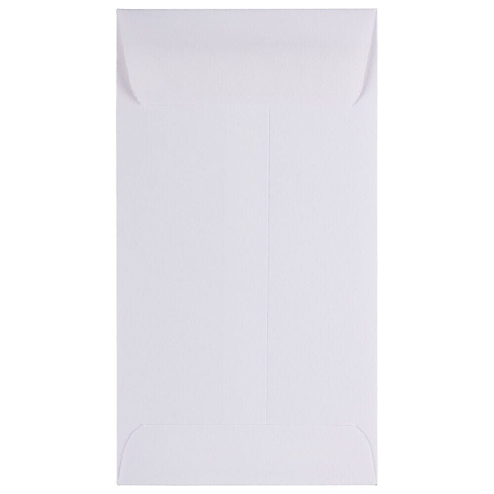 JAM Paper #5 Coin Envelopes 2 7/8" x 5 1/4", White, 100/Pack (16211217d)