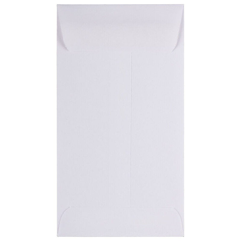 JAM Paper #5 Coin Envelopes 2 7/8" x 5 1/4", White, 100/Pack (16211217d)