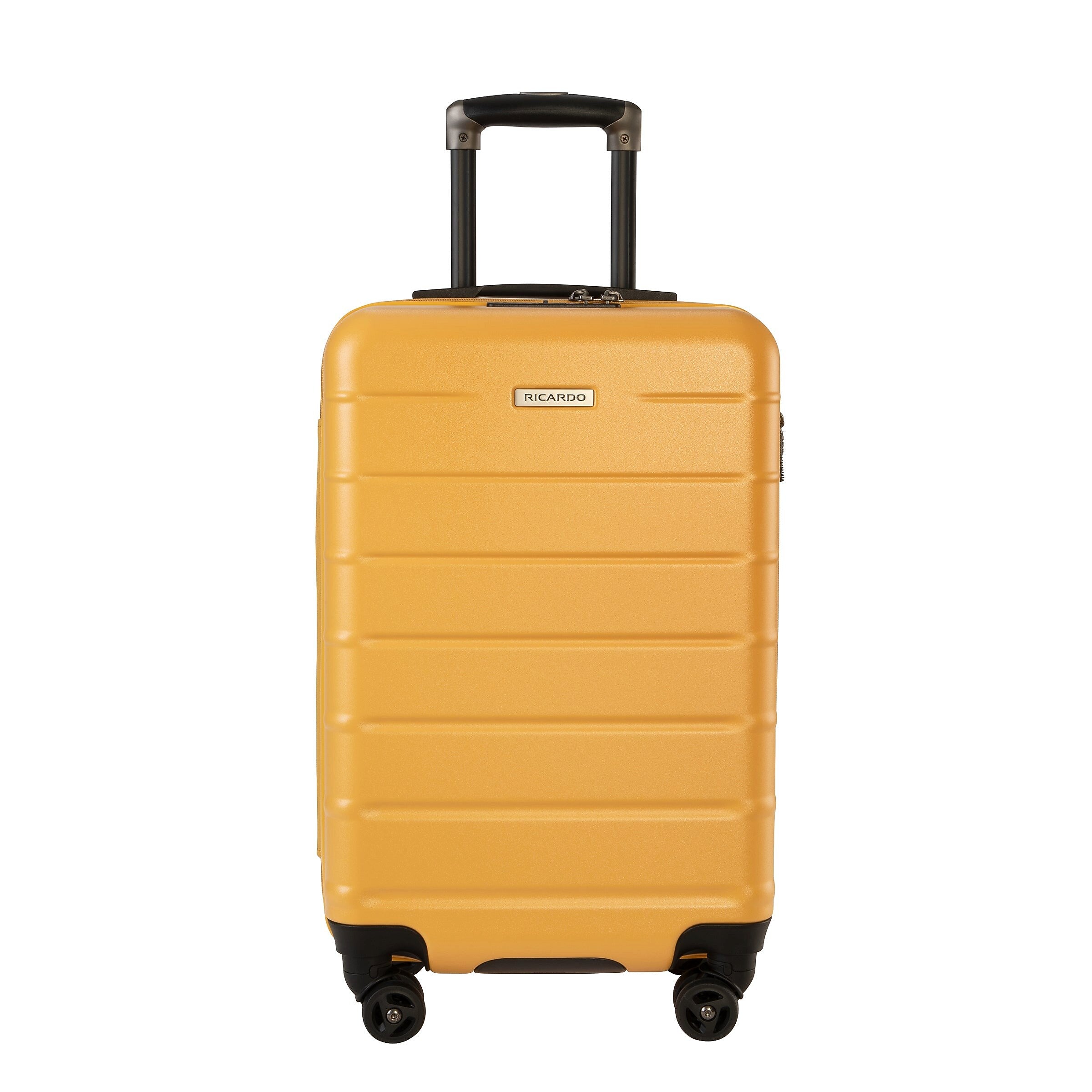Ricardo Beverly Hills Cambria 20" Hardside Carry-On Suitcase, 8-Wheeled Spinner, Mango Tango (140-20"810-4WB)