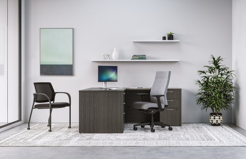 HON Ignition 2.0 Fabric Task Chair, Gray Pattern (HONI2U2AHAX25TK)