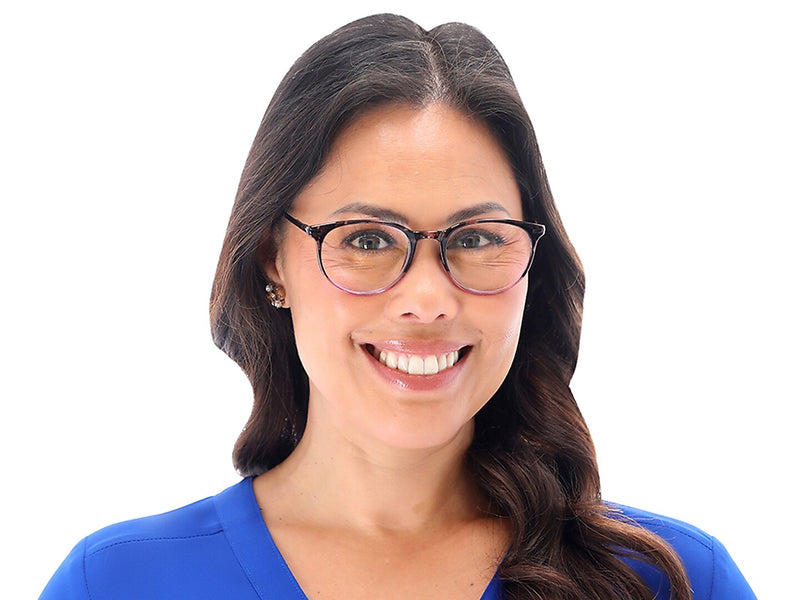 SAV Tri-focus Blue Light +2.50 Reading Glasses, Pink (E2307)