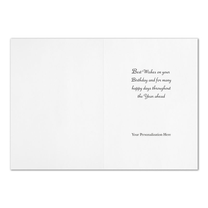 "Let's Celebrate" Birthday Card w/ Unlined White Envelope, 250/BX