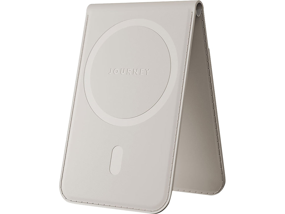 JOURNEY EZMO Magnetic MagSafe Wallet and Phone Stand, Dove Gray (JKW5LG)