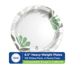 Dixie Ultra Pathways 8.5" Paper Plates, Multicolored, 500/Carton (SXP9PATH)
