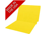 Medical Arts Press Heavy-Duty End Tab File Folder, Straight Cut, Letter-Size, Yellow, 40/Box (S-09458-YLW)