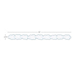 Teacher Created Resources Die-Cut Border Trim, 2.75" x 2.92', Clouds, 12/Pack, 6 Packs/Bundle (TCR9240-6)