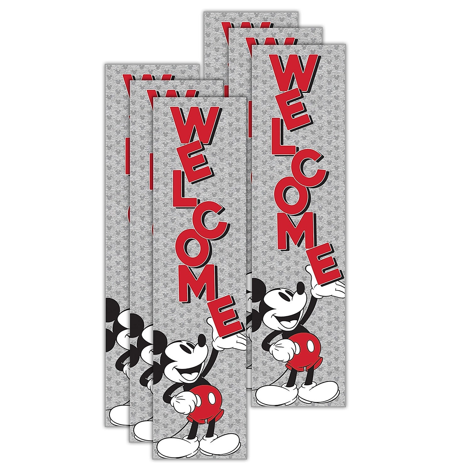 Eureka Mickey Mouse Throwback Welcome Vertical Banner, 12" x 45", 6/Pack (EU-849342-6)