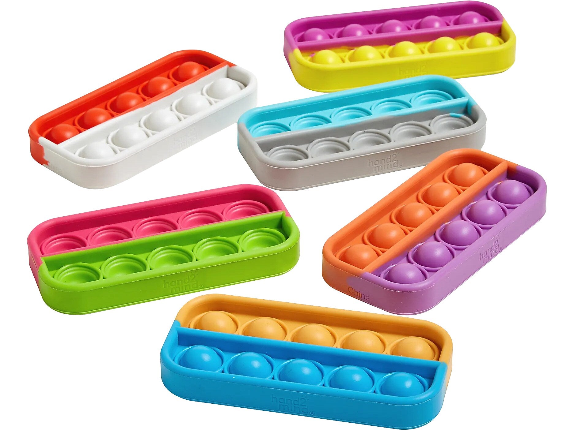 hand2mind Sensory Bubble Poppers, 6/Set (95439)