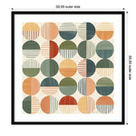 Amanti Art Born to Roam Pattern II by Janelle Penner Wood Framed Wall Art Print, 33" x 33" (A42675547822)