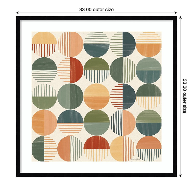 Amanti Art Born to Roam Pattern II by Janelle Penner Wood Framed Wall Art Print, 33" x 33" (A42675547822)