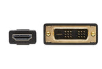 Tripp Lite HDMI to DVI-D Audio/Video Adapter, Male to Male, Black (TRPP566010)