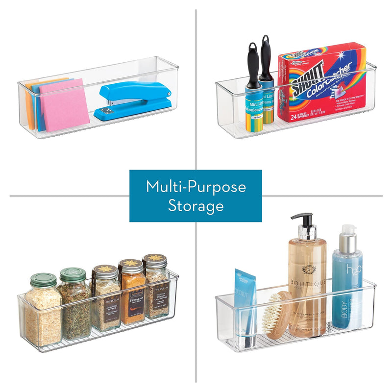 iDESIGN Adhesive Organizers, Clear, 2/Set (27934M2)