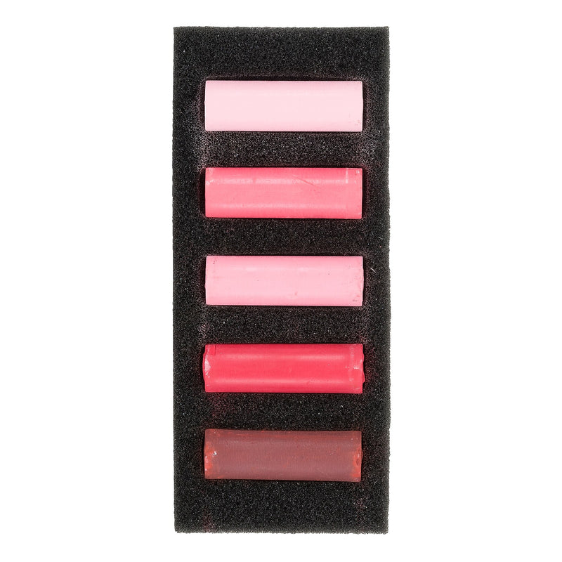 Rembrandt Soft Pastels Micro Sets, Warm Reds, 5/Set, 3 Sets/Bundle (RBX31820504-3)