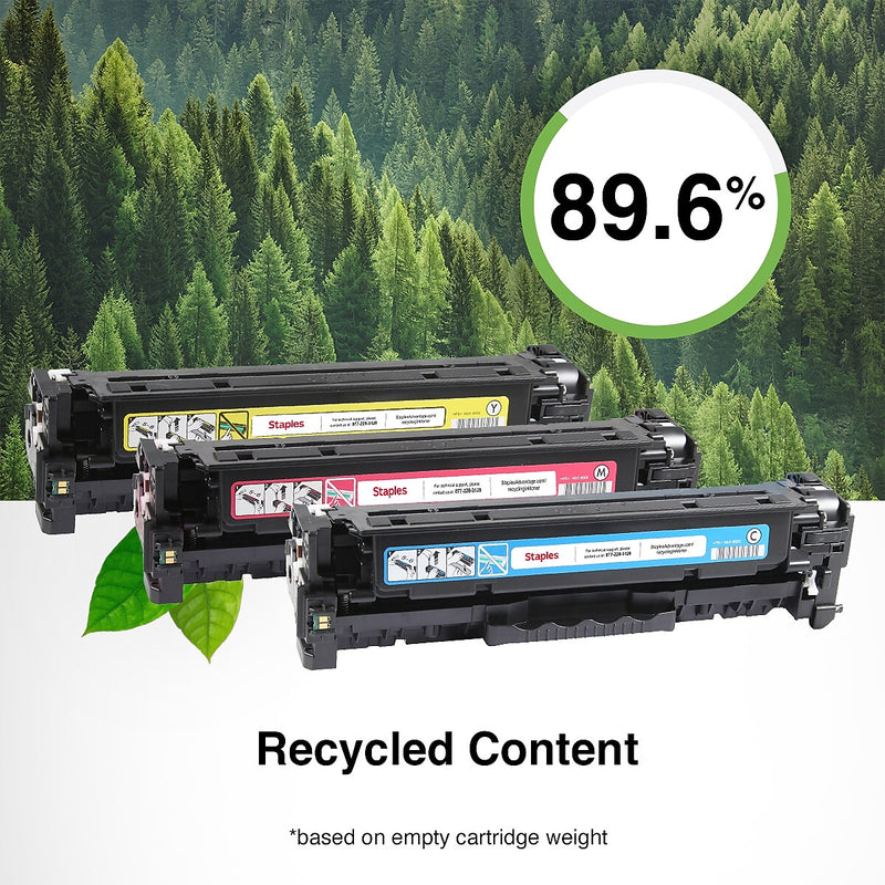 Staples Remanufactured Yellow High Yield Toner Cartridge Replacement for Dell (TRNF556/STNF556DS)